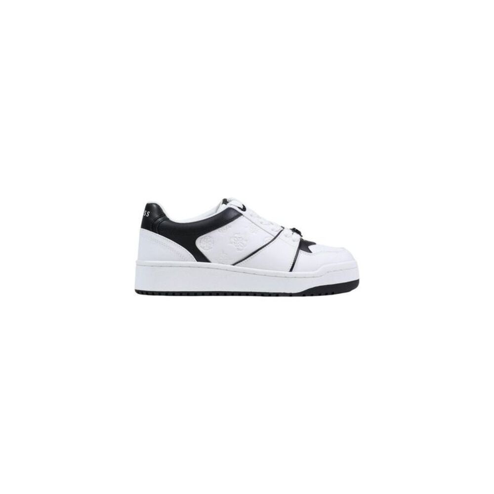 Guess Black And White Polyethylene Low Top Women's Sneakers